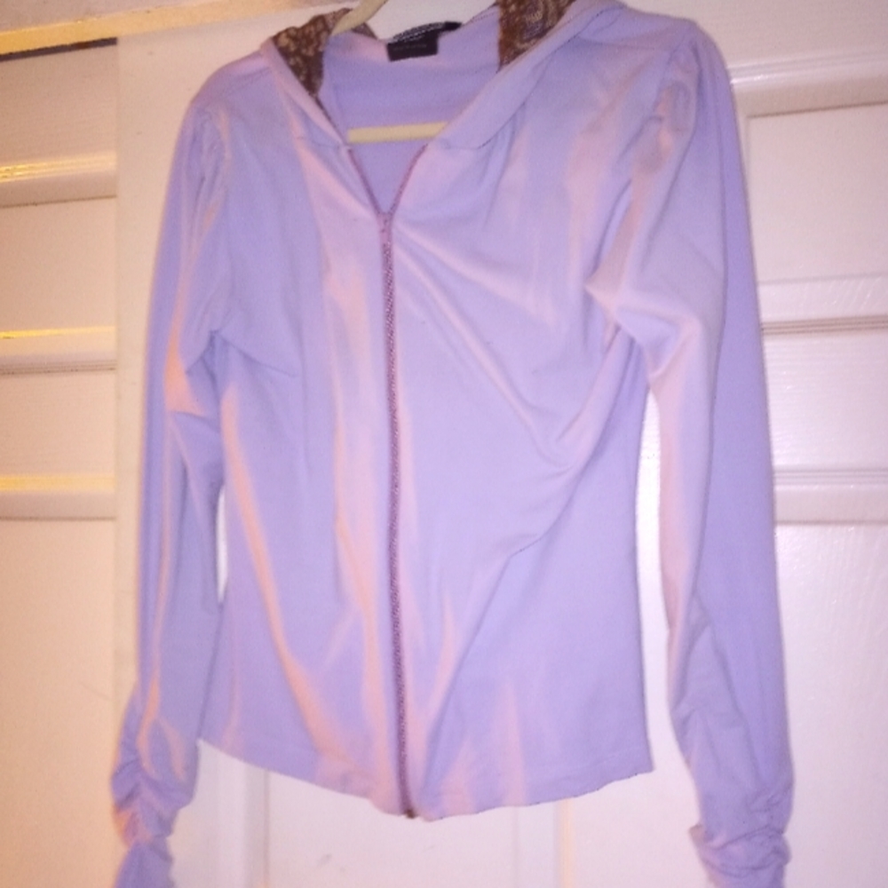 Periwinkle Hooded Jacket